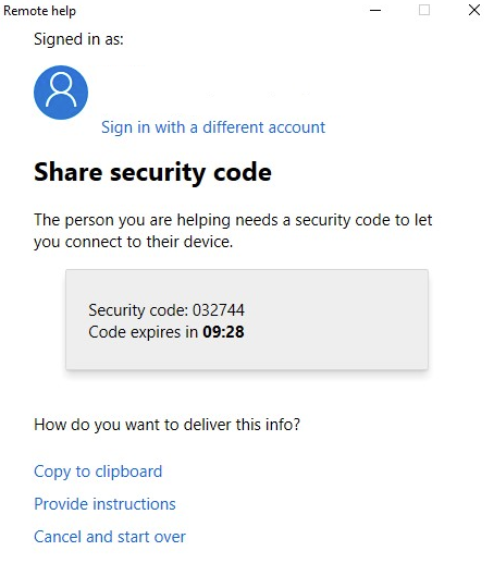 Privacy information and Accept